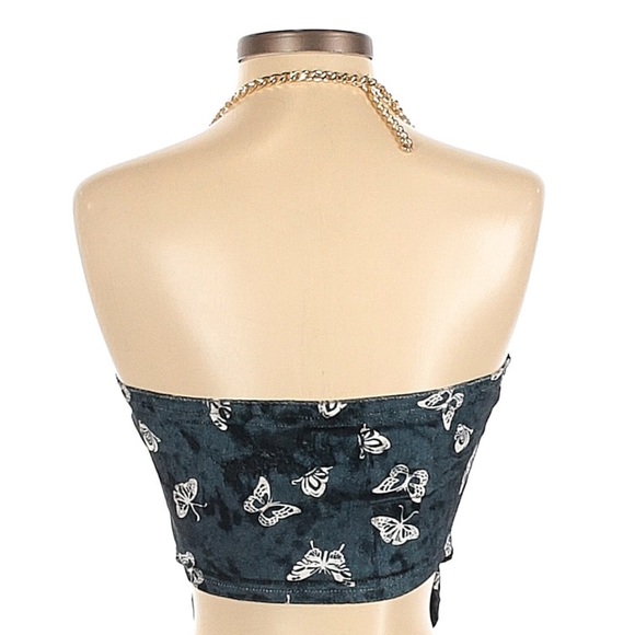 Velvet Butterfly Handkerchief Top - Picture 4 of 8